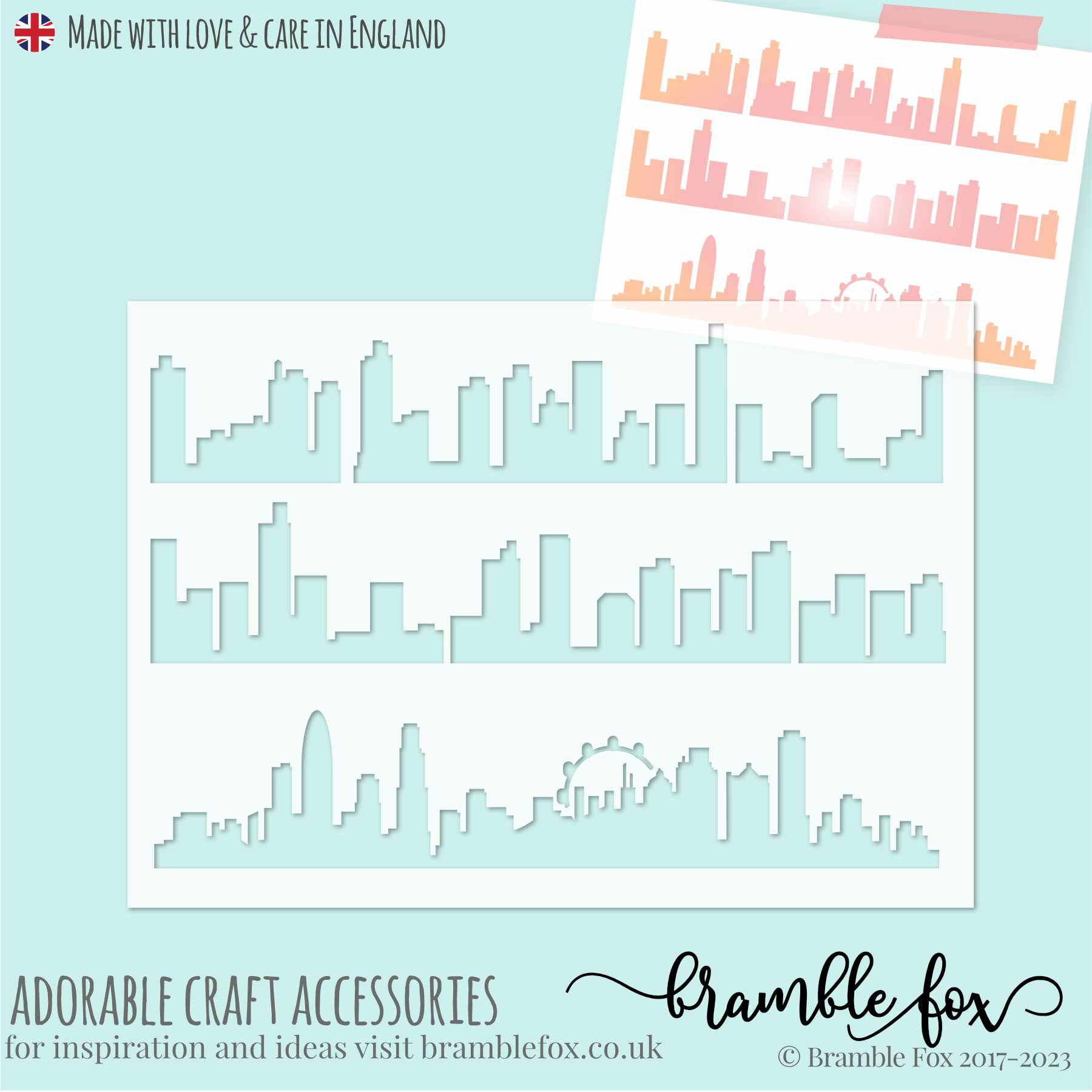 Fox Cut Stencil #94 | Cityscape