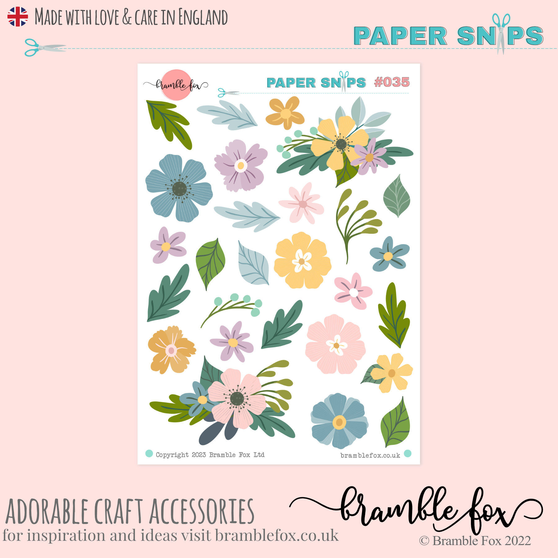 Paper Snips 035 | Florals