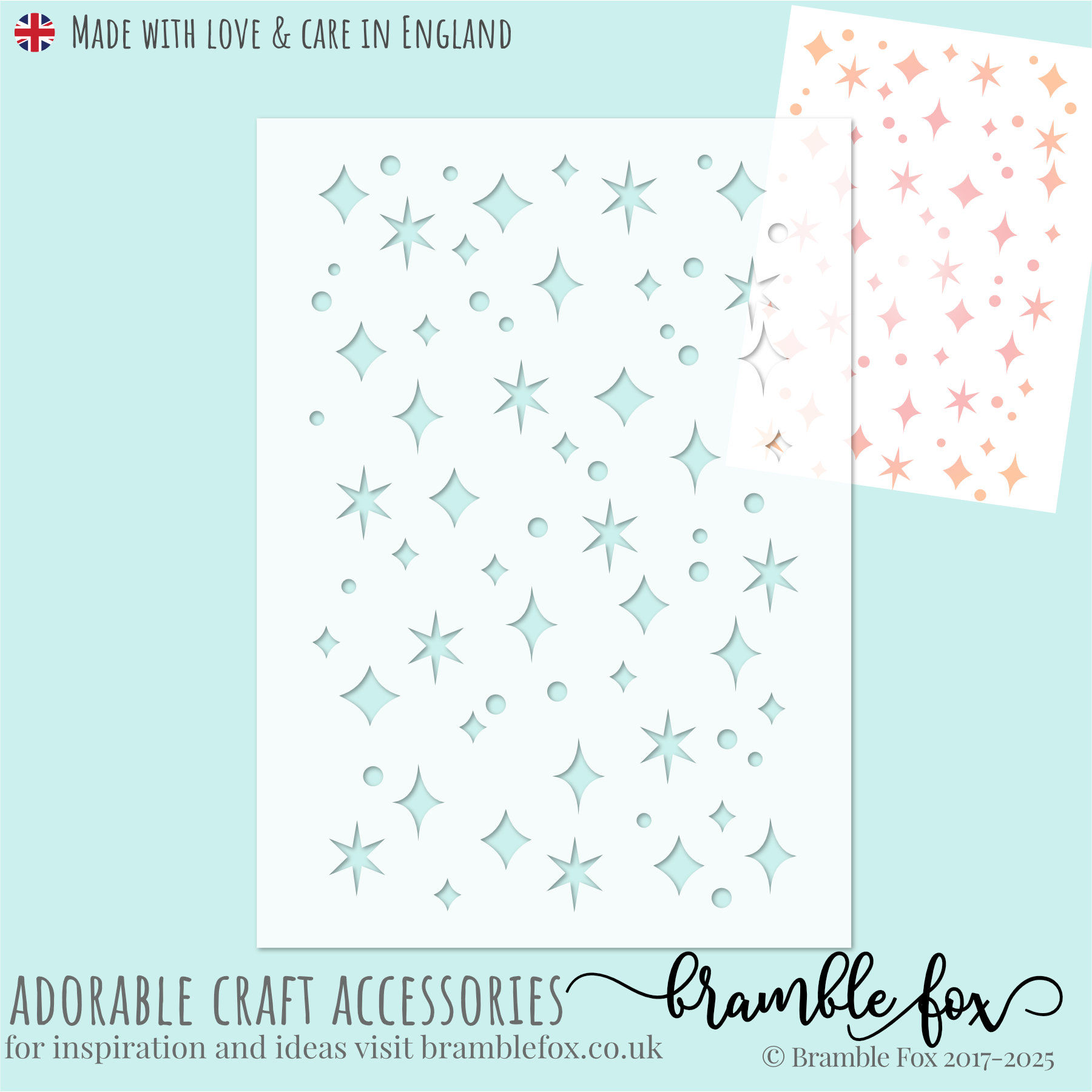 Fox Cut Stencil | #131 | Twinkles