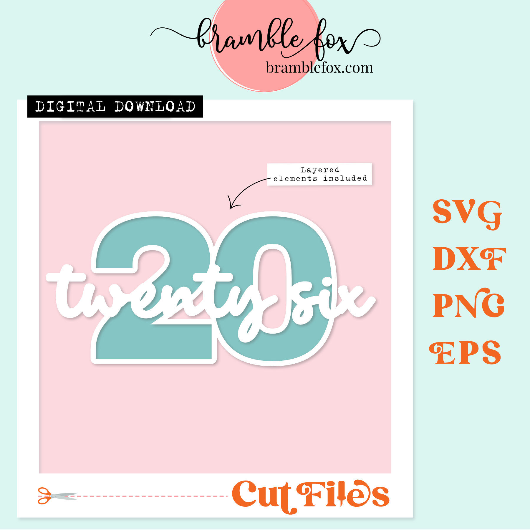 Twenty 26 | Cut File