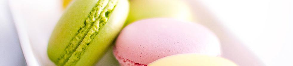 Macaron sur une plaque