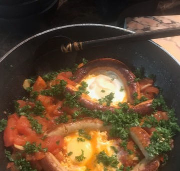 Shakshuka met Merguez