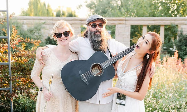 Book a Live Guitar Flute Duo for hire for your wedding or party in Salt Lake City or Park City, Utah