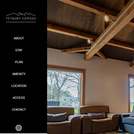 ［宿泊施設・ホームページ制作］贅沢なプライベート空間１日１組限定の貸切コテージ│TETBURY COTTAGE様