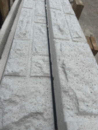 Heavy rockface gravel board 150x1830mm