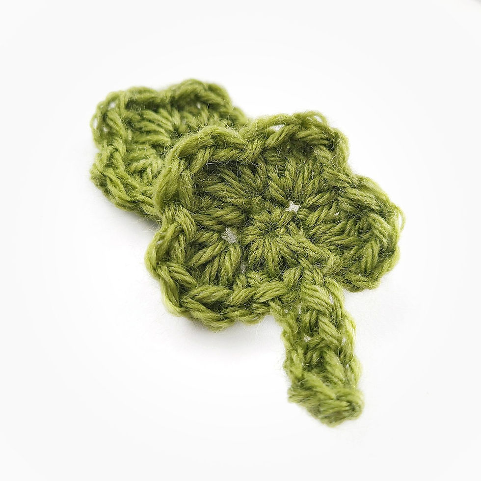 Intro into Crochet! Shamrock