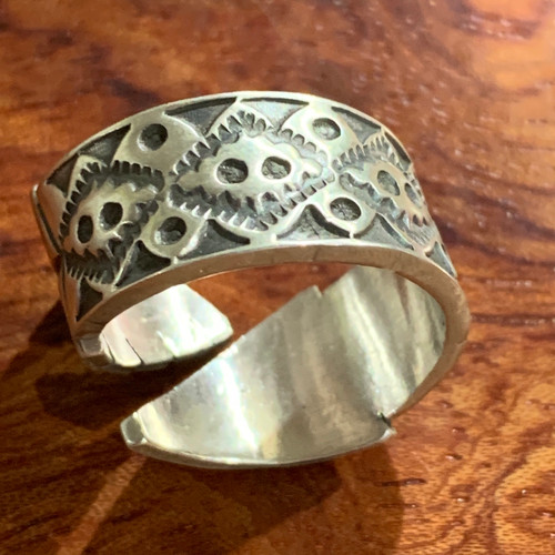 ボー•リーブス作 アローリング 約13.5号 銘:Bo Reeves「アローリング」10〜24号フリーサイズ | doubleroxer