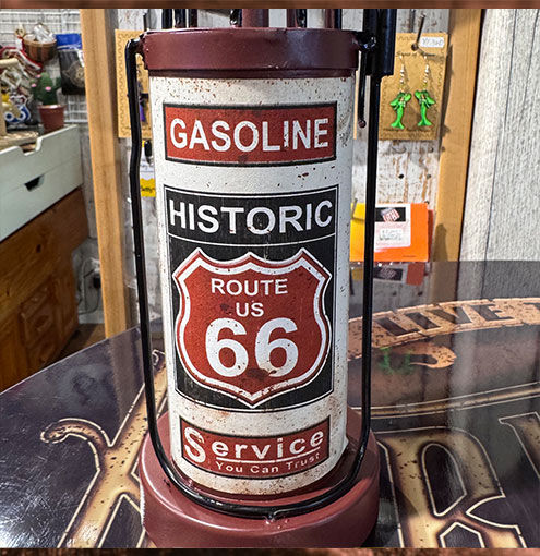 サムネイル： ルート66ガスポンプ置き時計