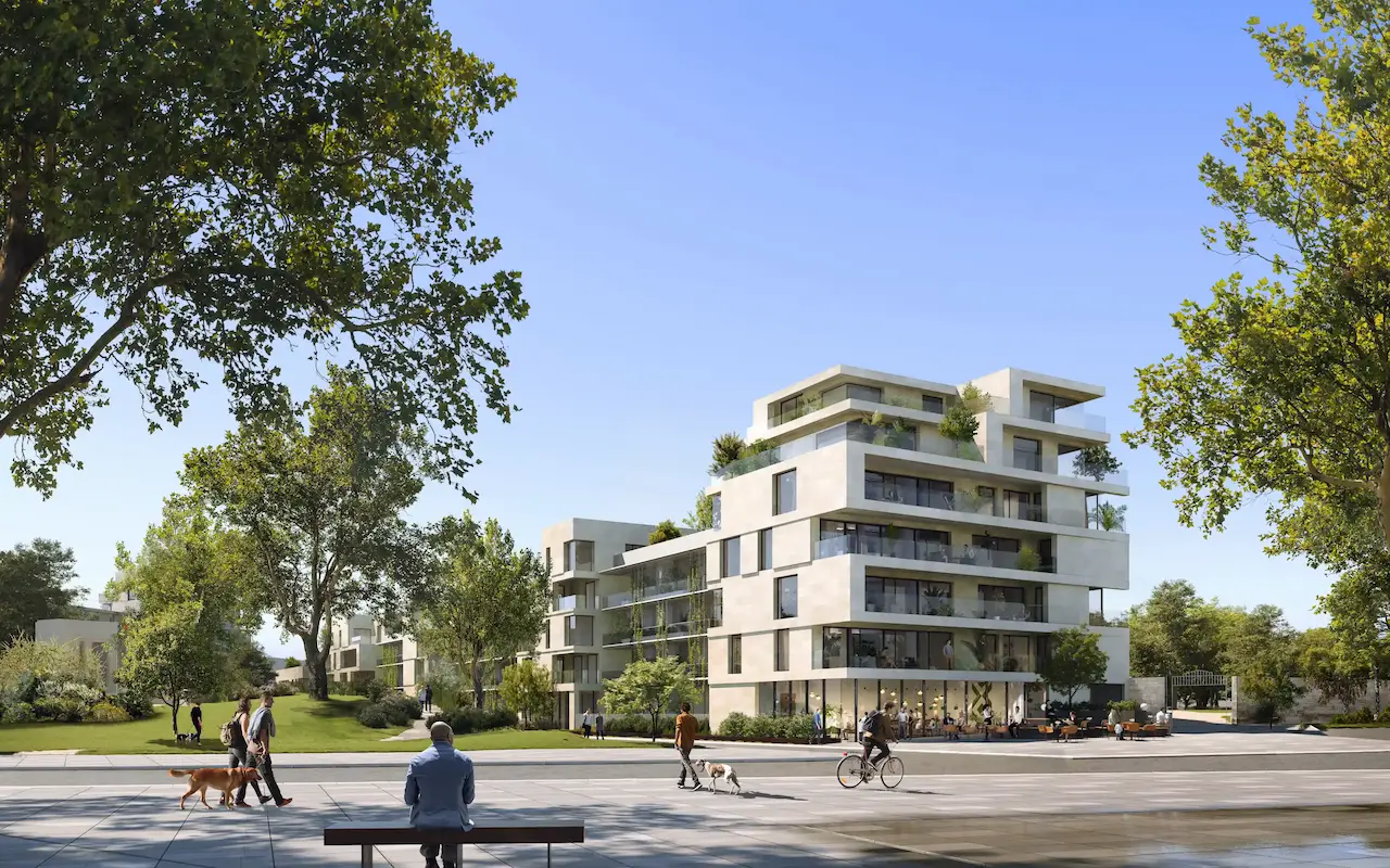 Programme immobilier neuf à Reims – Les Promenades d’Olène, vue 3D