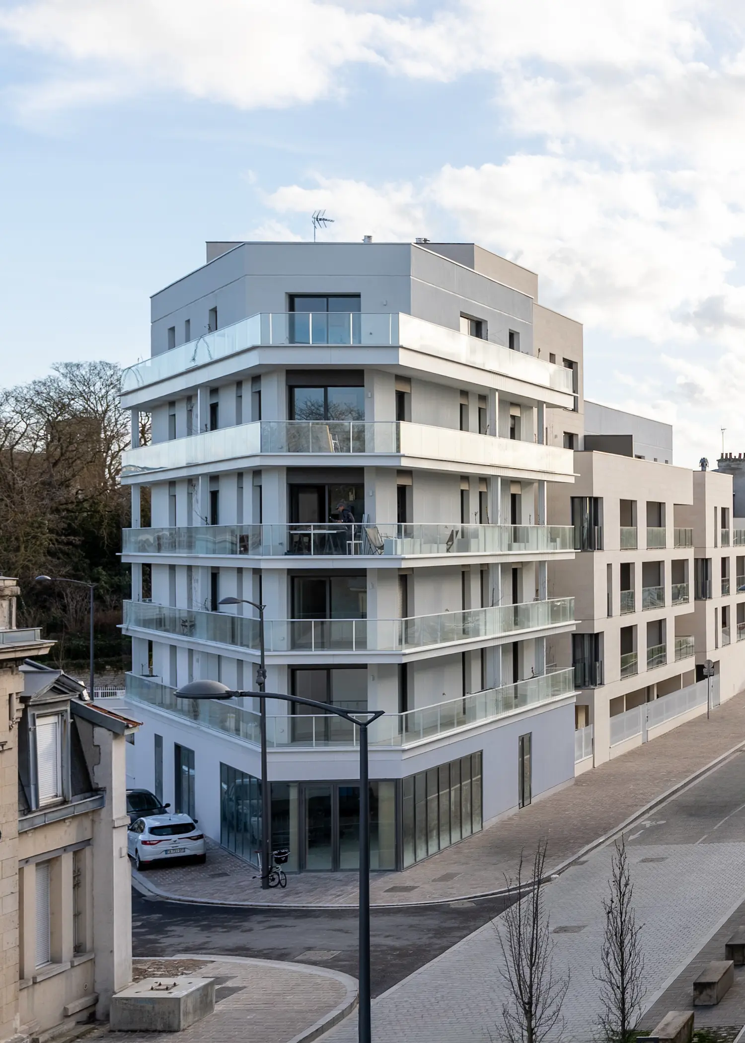 Appartements neufs Les Promenades d'Olène Reims, résidence végétalisée quartier Boulingrin