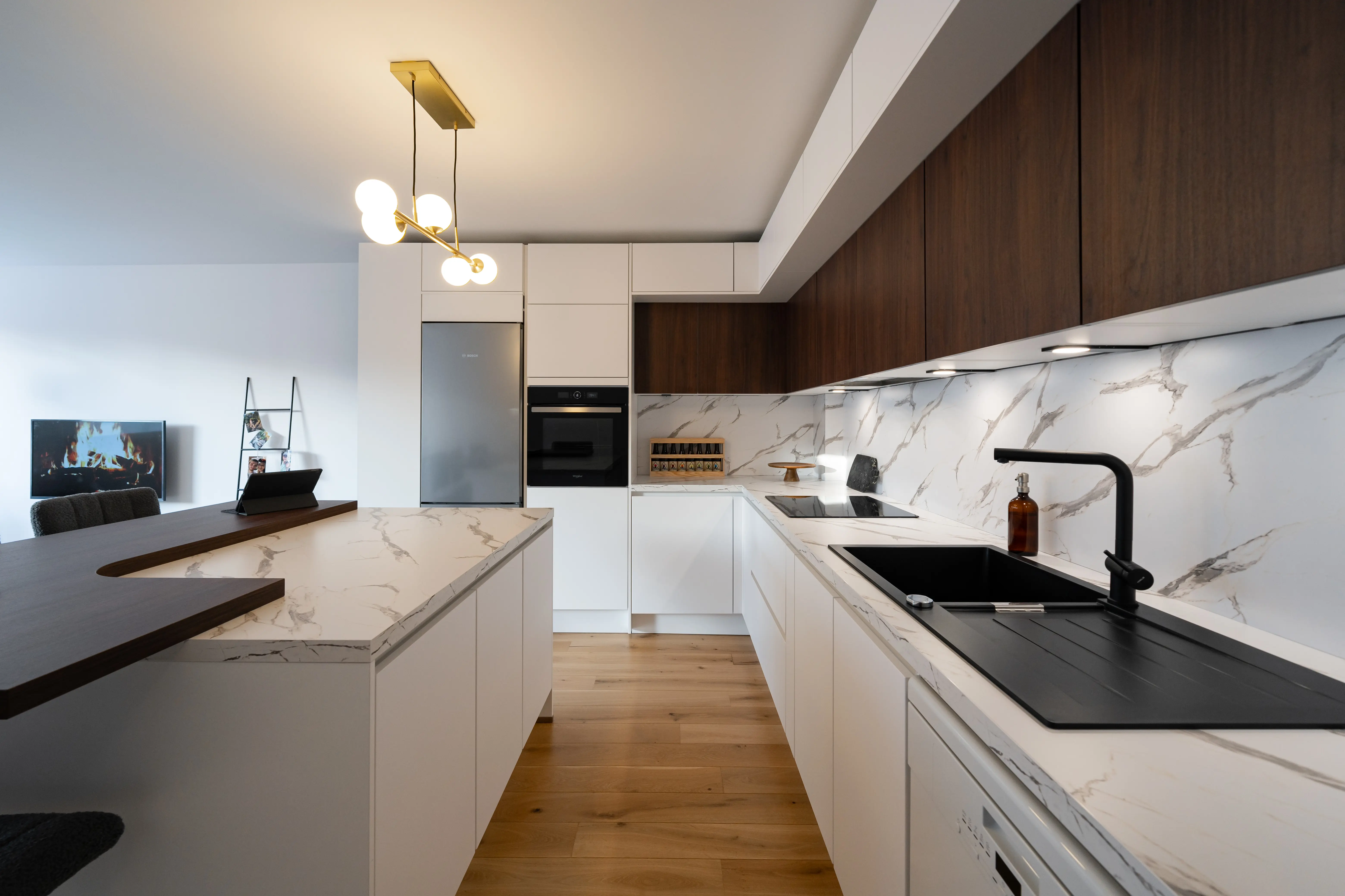 Cuisine neuve, toute équipée d'une appartement neuf à reims