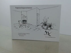 Capa Dura com letras metalizadas