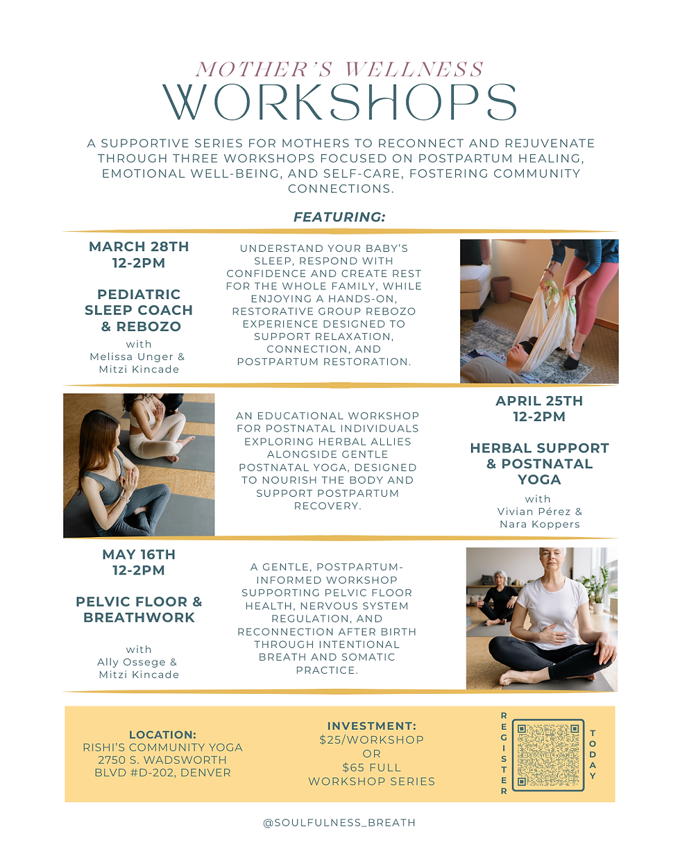 Mother's Workshop Series