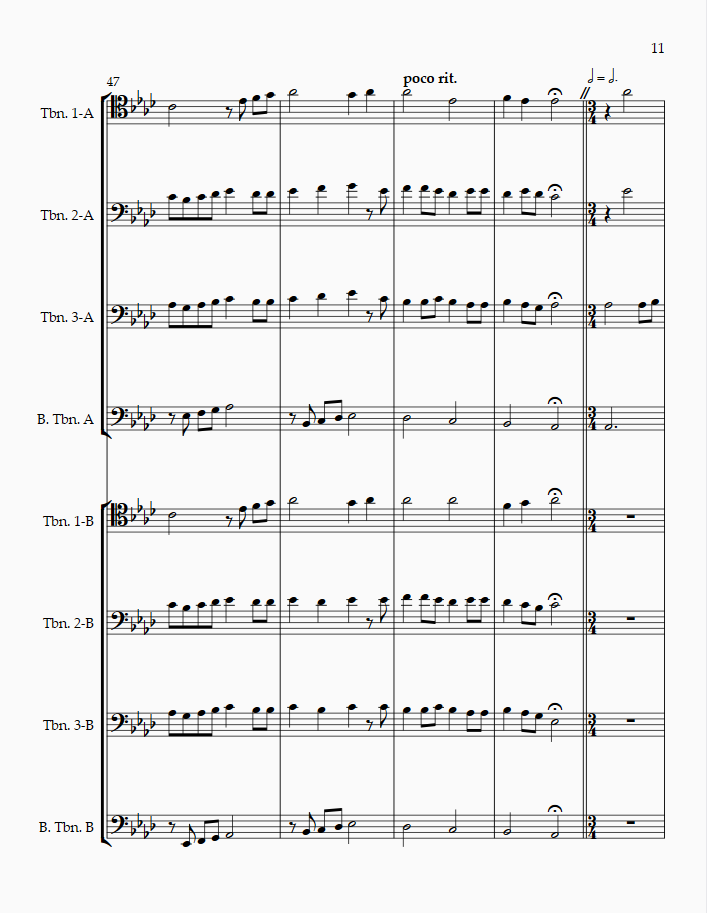 Thumbnail: Simple Gifts for Sackbut Octet