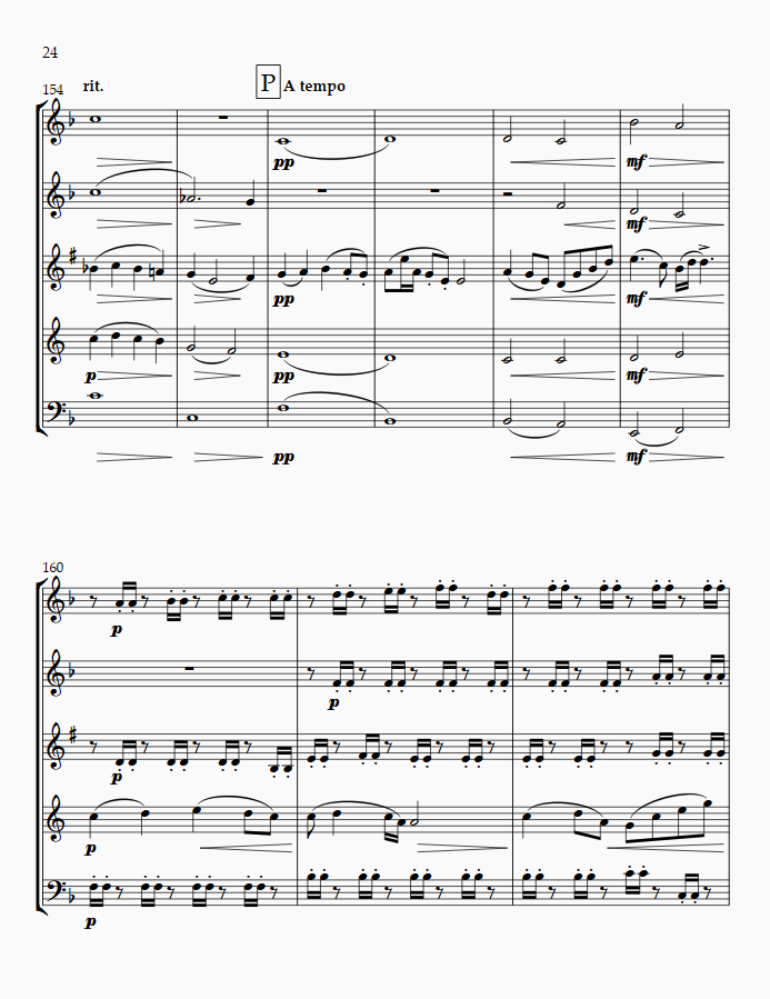 Thumbnail: Dvorak String Quartet 12 for Woodwind Quintet