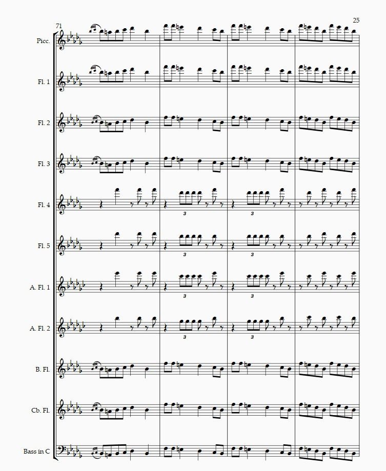 Thumbnail: March Slav - Flute Choir