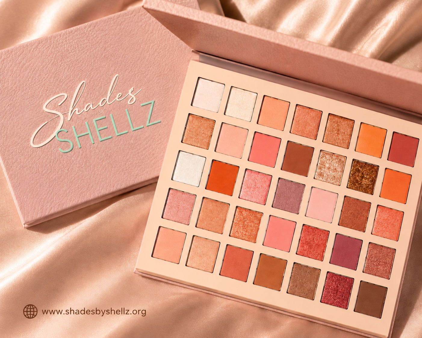 Shades by Shellz Shades of Nubian 35 Piece Eyeshadow Palette | In Every Season