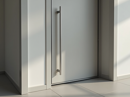 Soluções em Alumínio: Portas Pivotantes Modernas