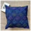 Thumbnail: 'Prodip' Navy Blue Kantha Stitch Cushion Cover