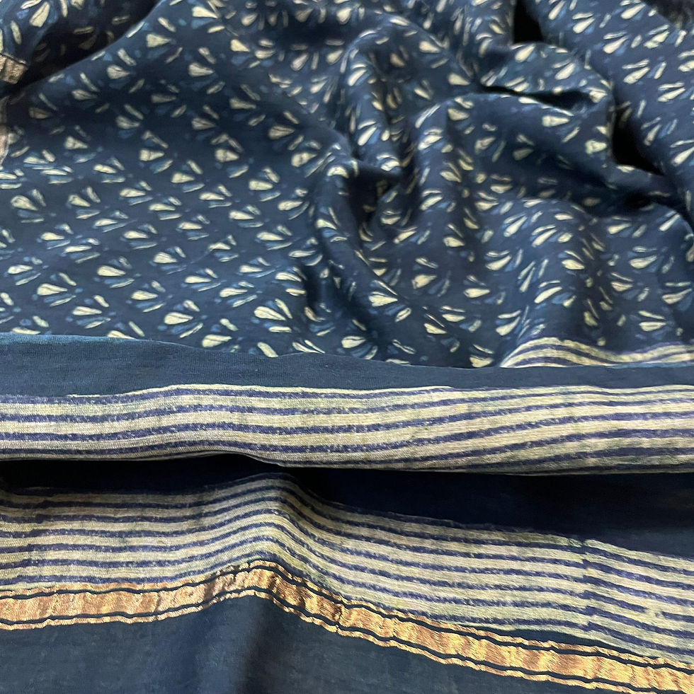 Thumbnail: Green Dabu Print Dupatta