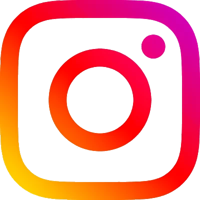 Instagram icon with towns of yellow red and purple