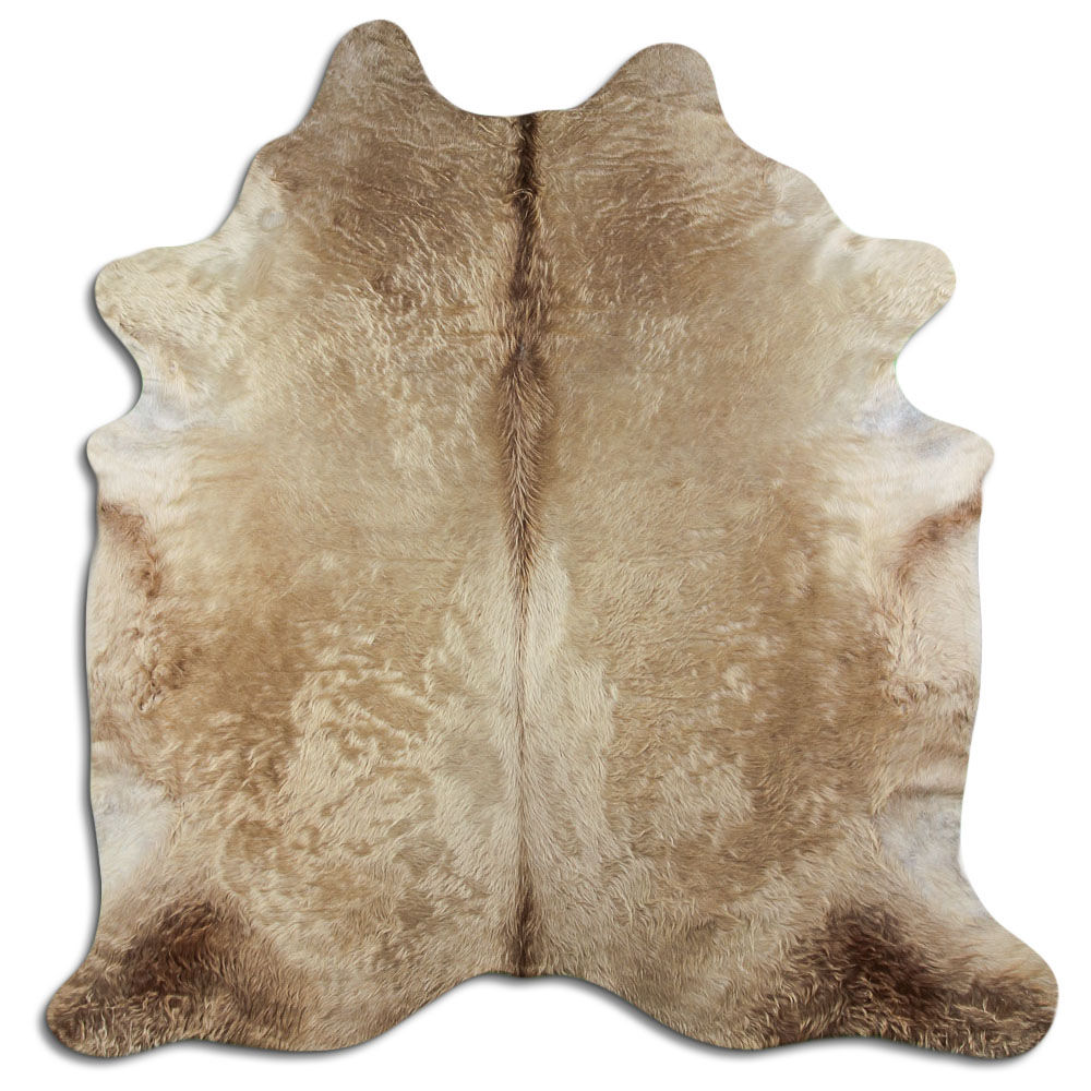 Cowhide Rug Champagne Large