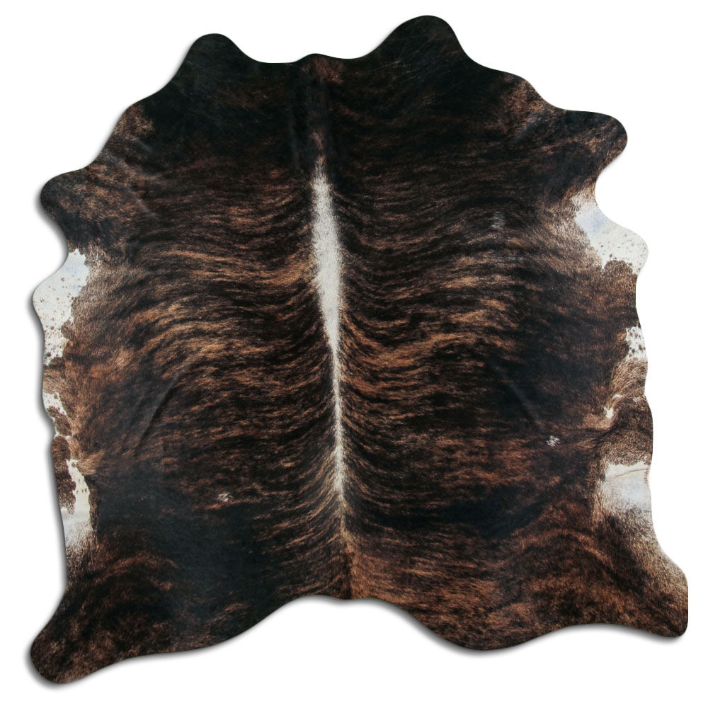 Cowhide Rug Beige Brindle Extra Large (Jumbo)