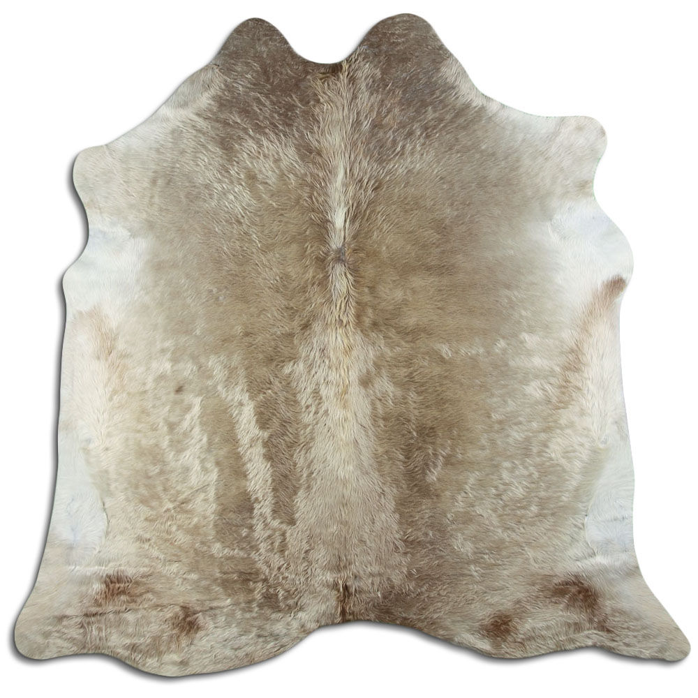 Cowhide Rug Champagne Large