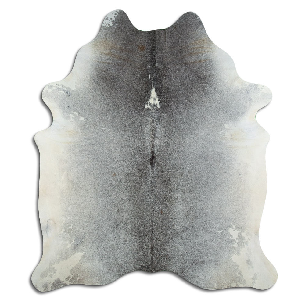 Cowhide Rug Grey Large