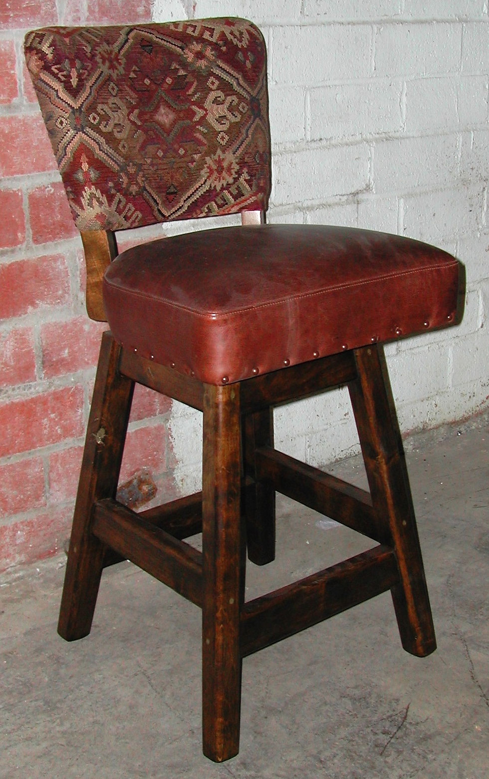 One of the first Chisum barstools built in Wolfe city tx