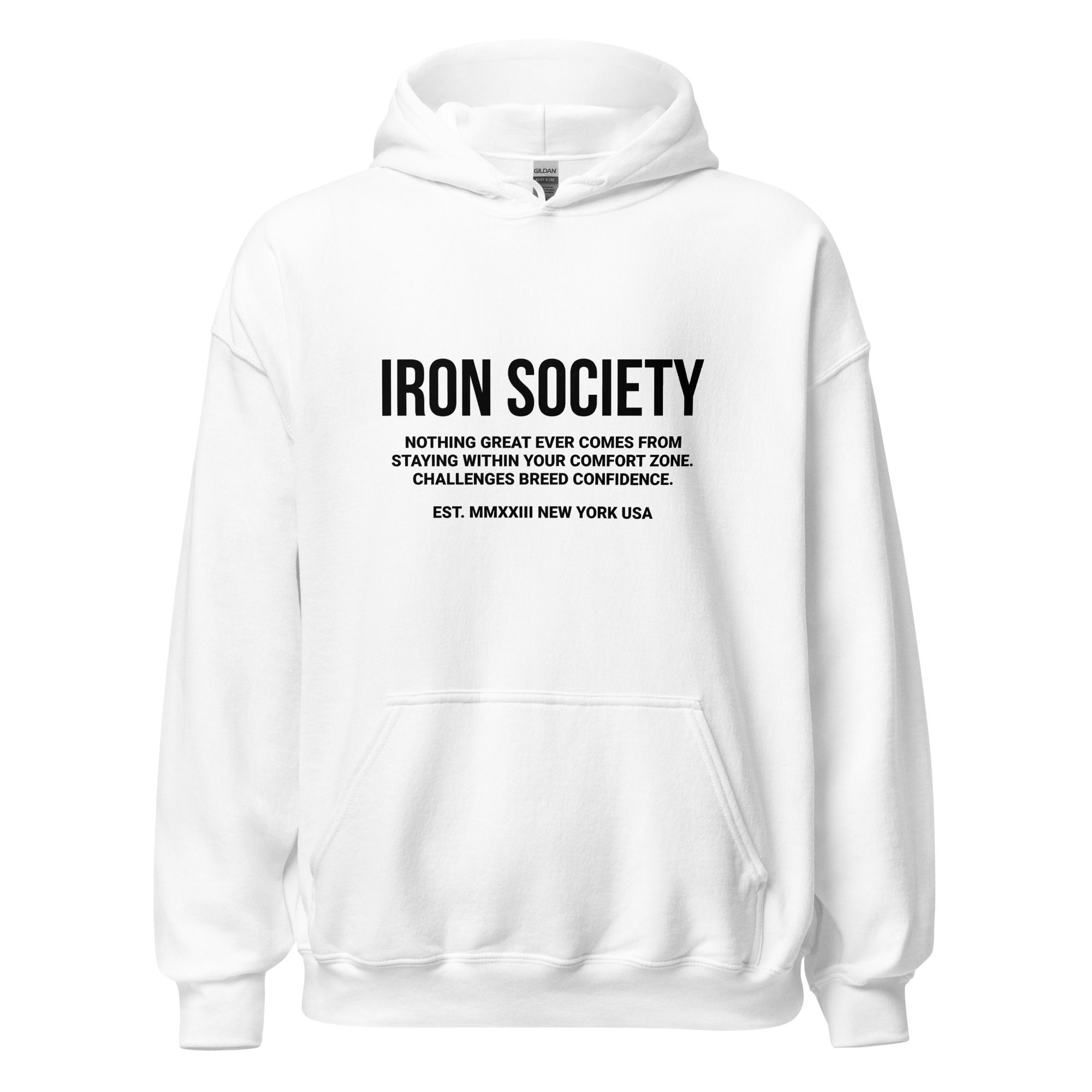 Iron Society Team Hoodie - White