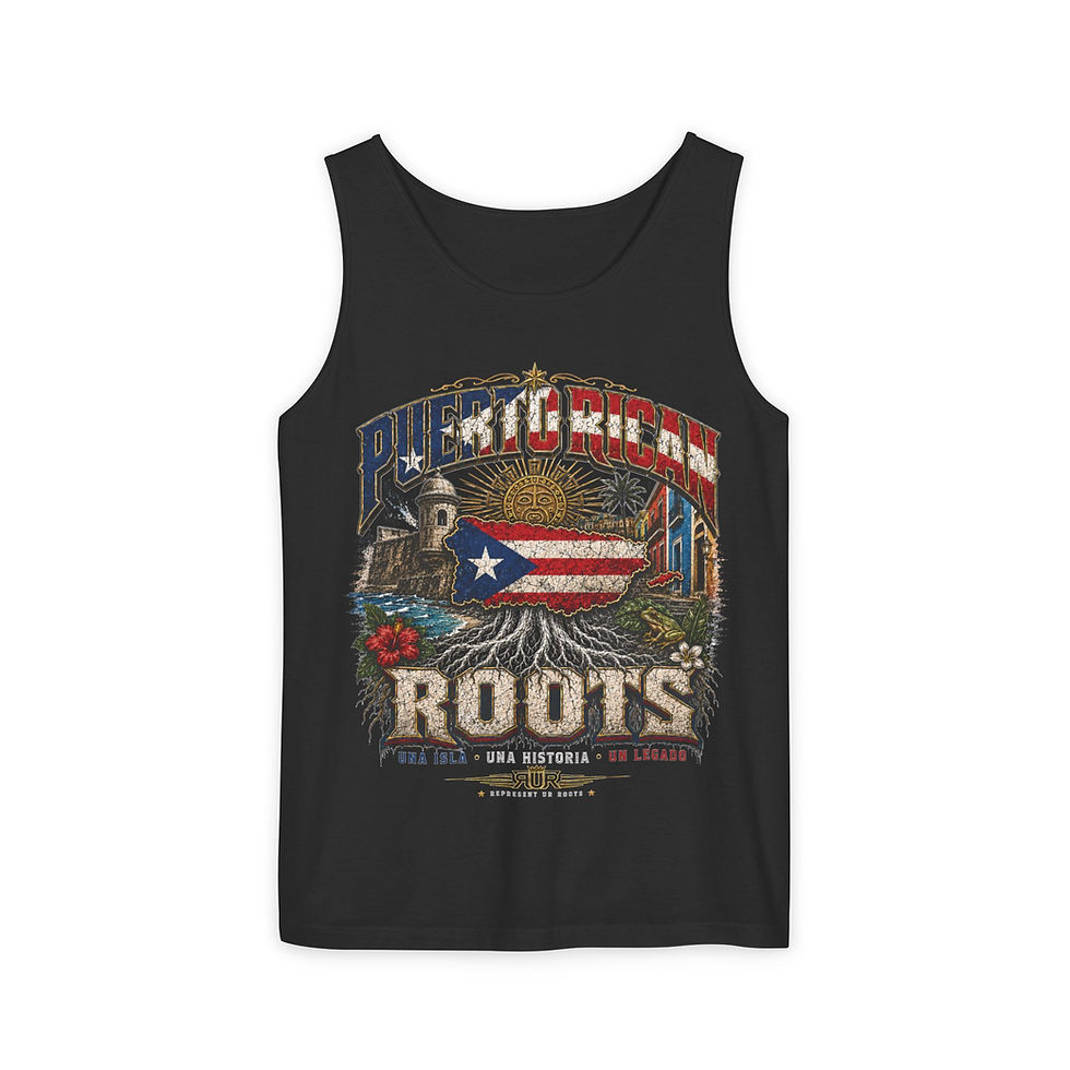 Thumbnail: Puerto Rican Roots Heavyweight Tank ($50)