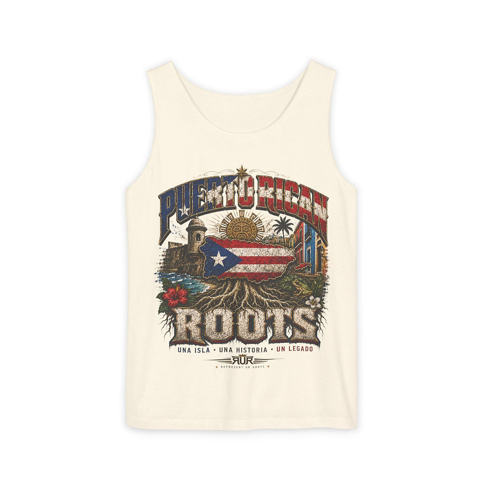 Thumbnail: Puerto Rican Roots Heavyweight Tank ($50)