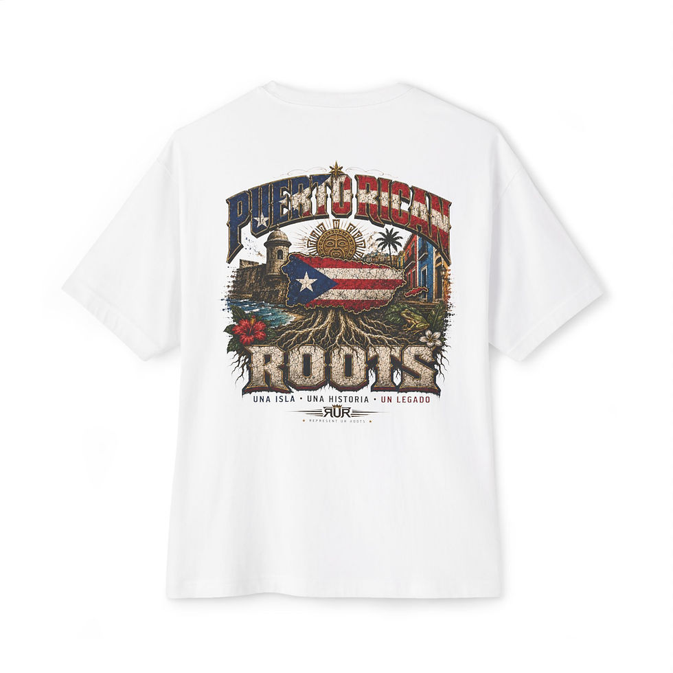 Thumbnail: Puerto Rican Roots Oversized Tee ($60)