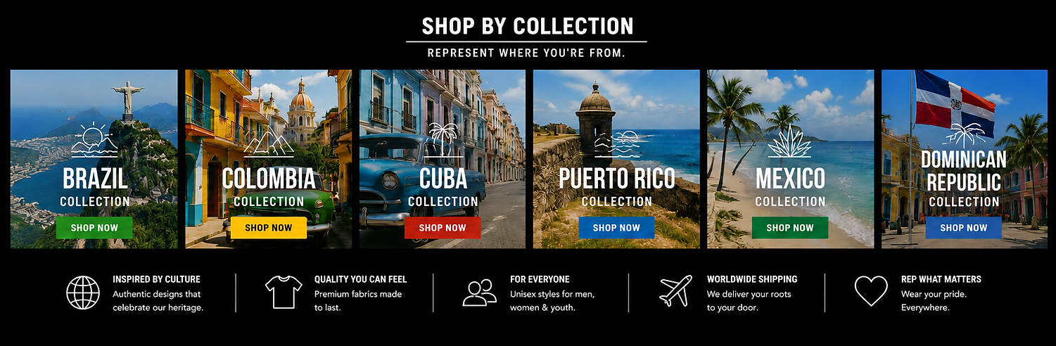 REPRESENT UR ROOTS nationality shirts made to represent your roots, home, style, and culture