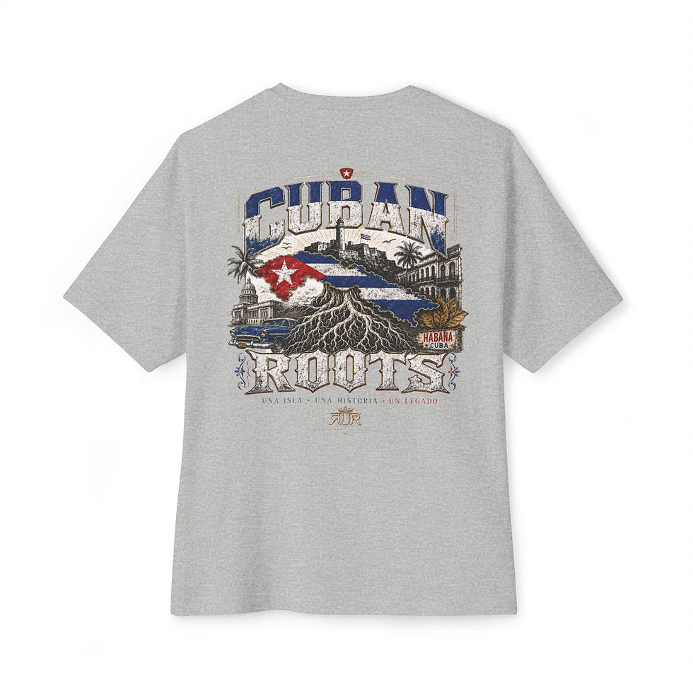 Thumbnail: Cuban Roots Oversized Tee ($60)