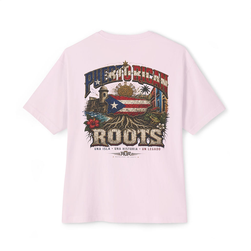 Thumbnail: Puerto Rican Roots Oversized Tee ($60)