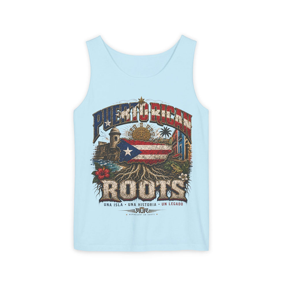 Thumbnail: Puerto Rican Roots Heavyweight Tank ($50)
