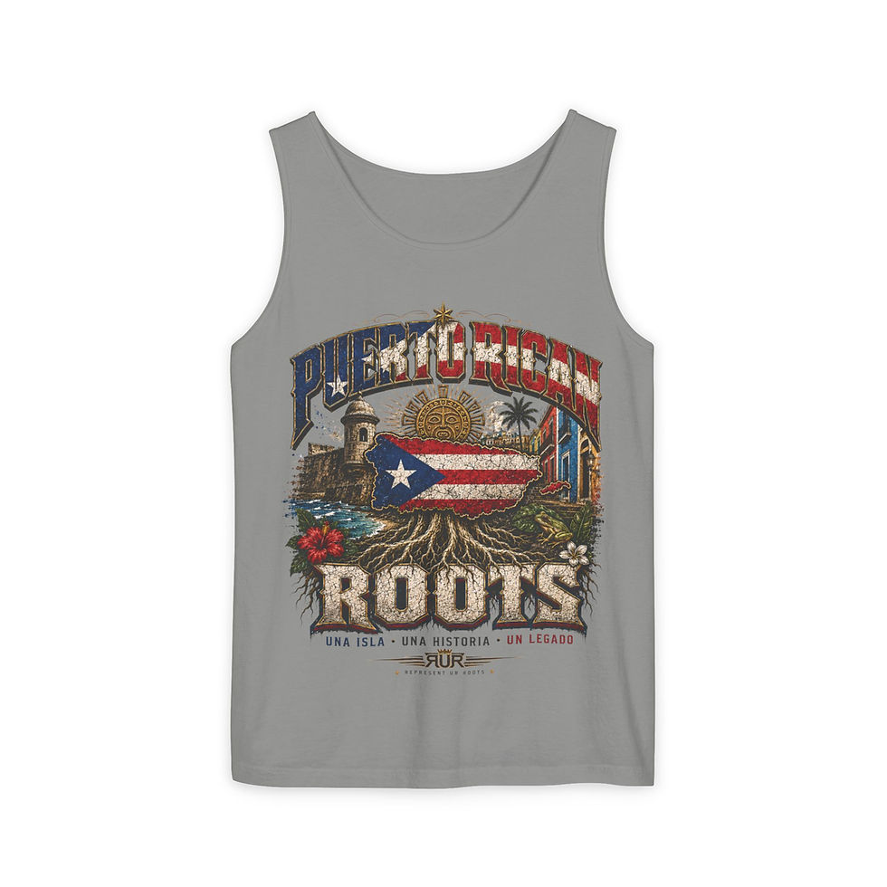 Thumbnail: Puerto Rican Roots Heavyweight Tank ($50)