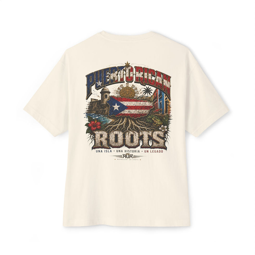 Thumbnail: Puerto Rican Roots Oversized Tee ($60)