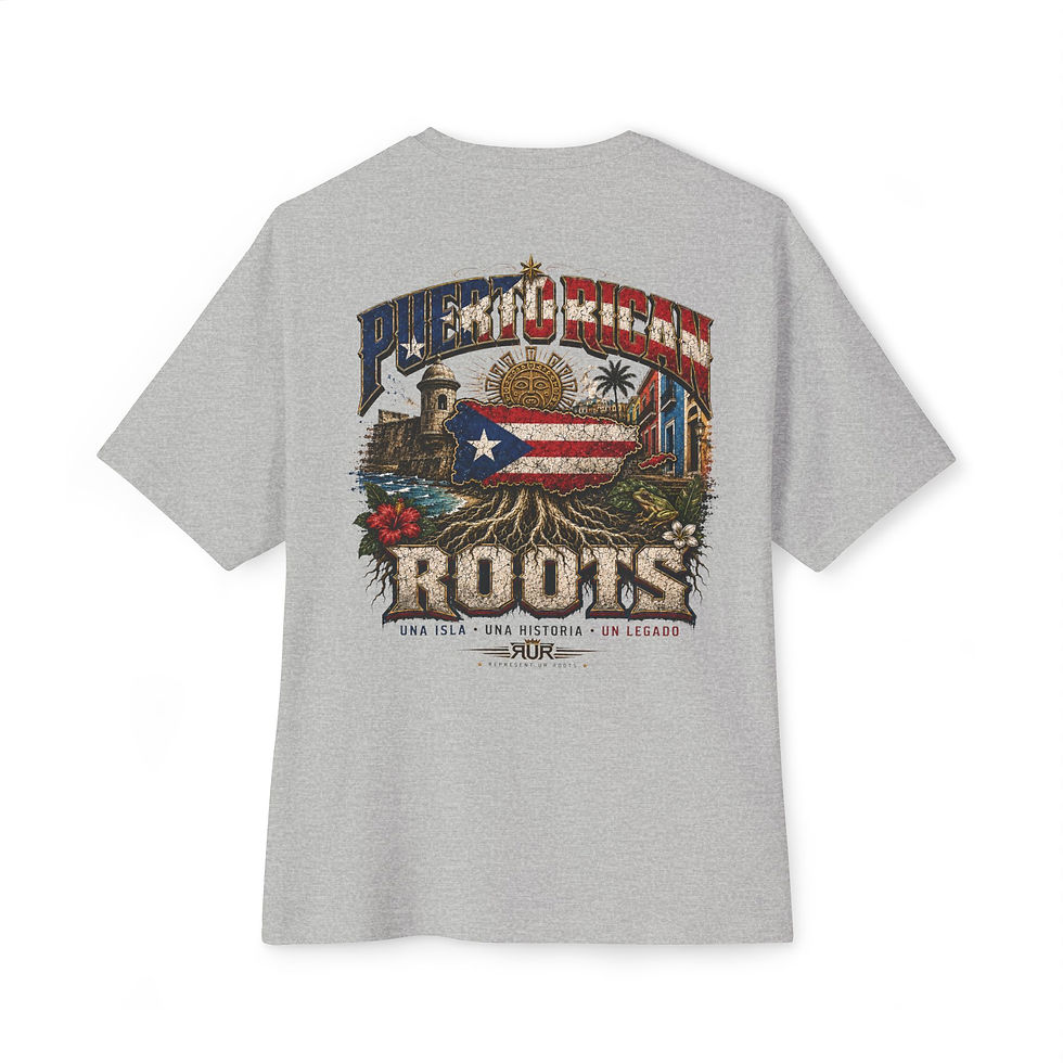 Thumbnail: Puerto Rican Roots Oversized Tee ($60)