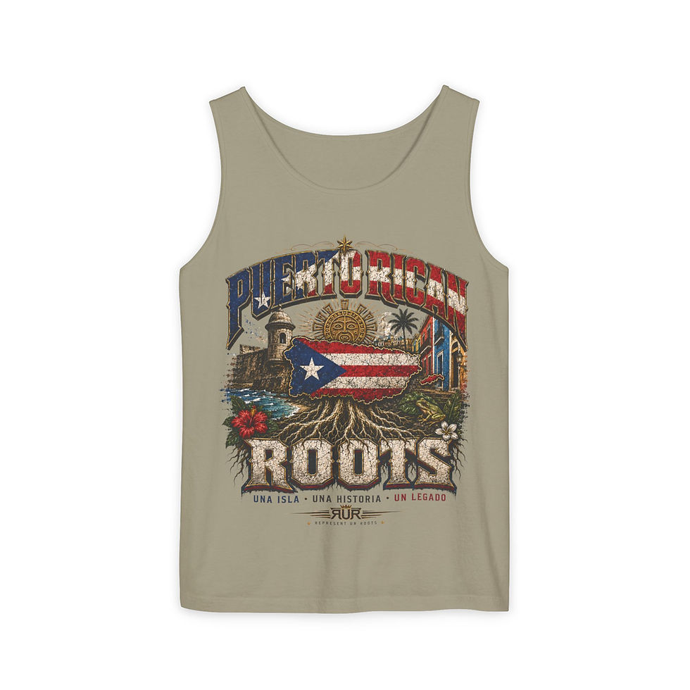 Thumbnail: Puerto Rican Roots Heavyweight Tank ($50)