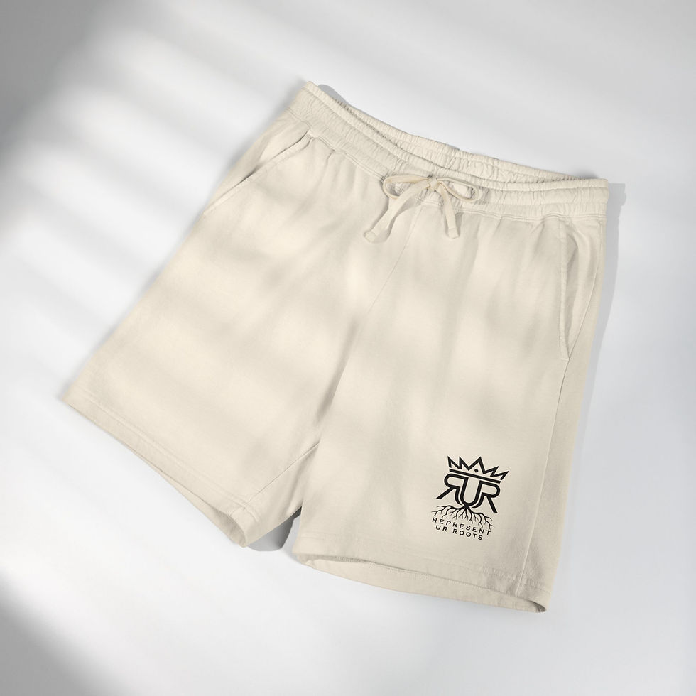 Thumbnail: Represent Ur Roots Premium Fleece Shorts ($60)