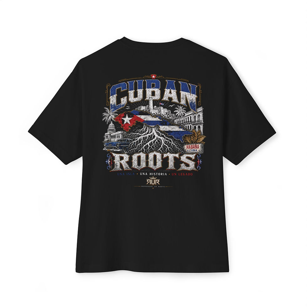 Thumbnail: Cuban Roots Oversized Tee ($60)