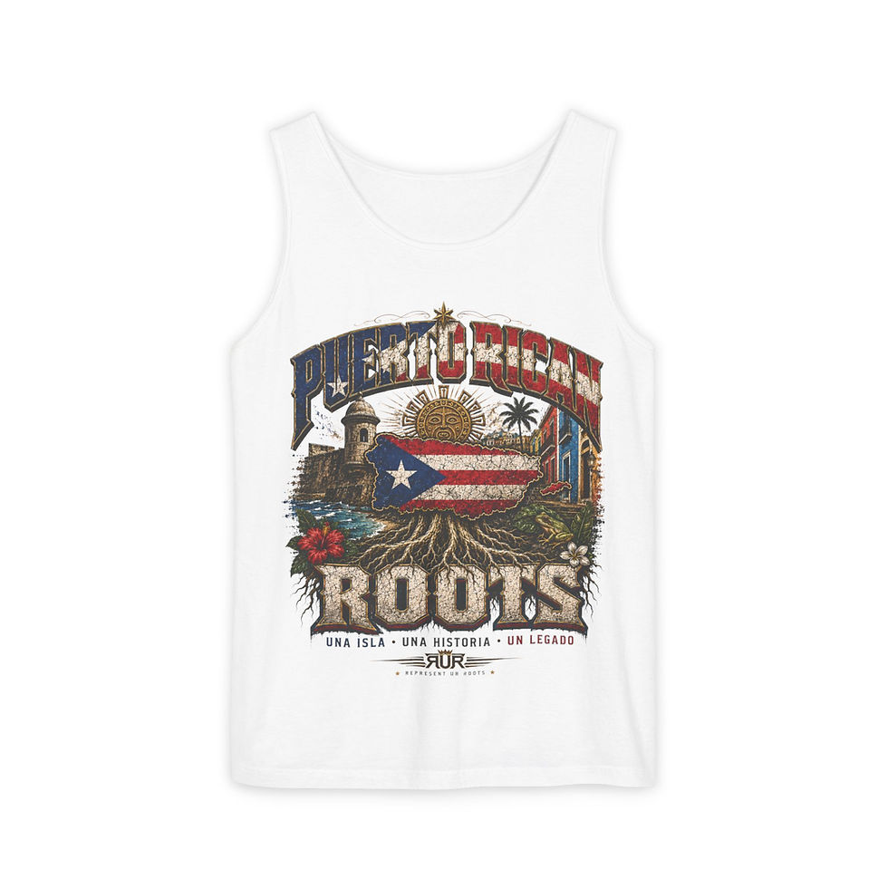 Thumbnail: Puerto Rican Roots Heavyweight Tank ($50)