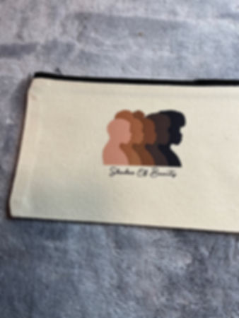 11.5x4.5 canvas pouch (custom made)