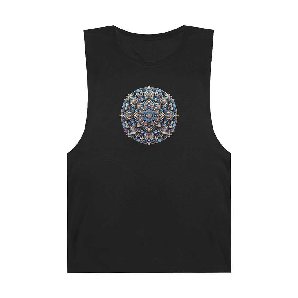 Thumbnail: Mandala Design Tank Top - Bohemian Style