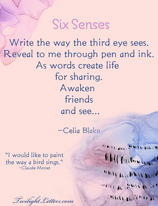 I would like to paint the way a bird sings. -Claude Monet