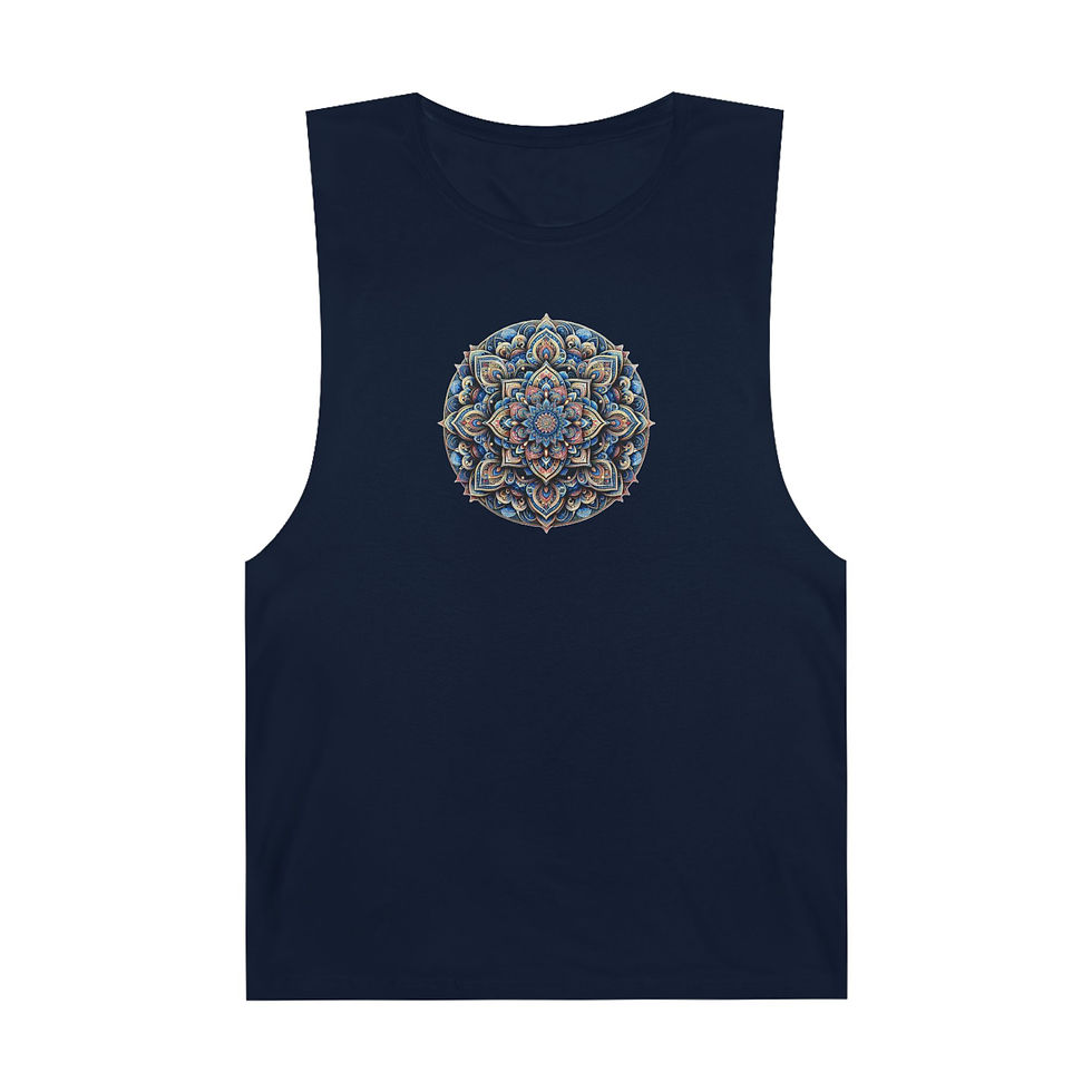 Thumbnail: Mandala Design Tank Top - Bohemian Style