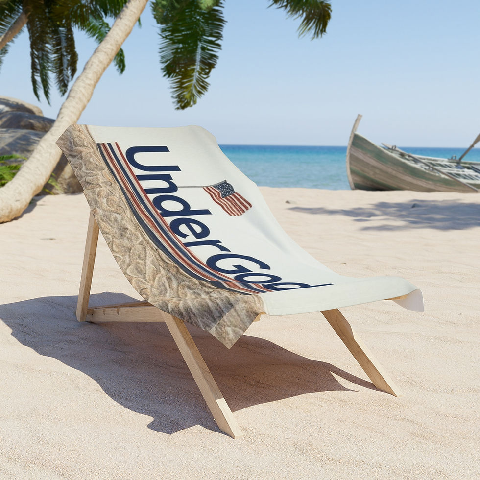 Pledge of Allegiance Beach Towel